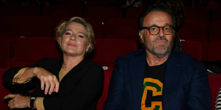 Christian De Sica in compagnia della moglie Silvia Verdone