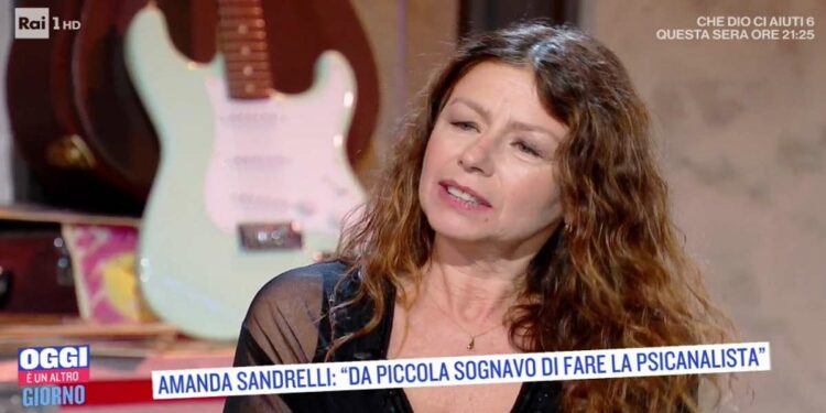 Amanda Sandrelli a "Oggi è un altro giorno"