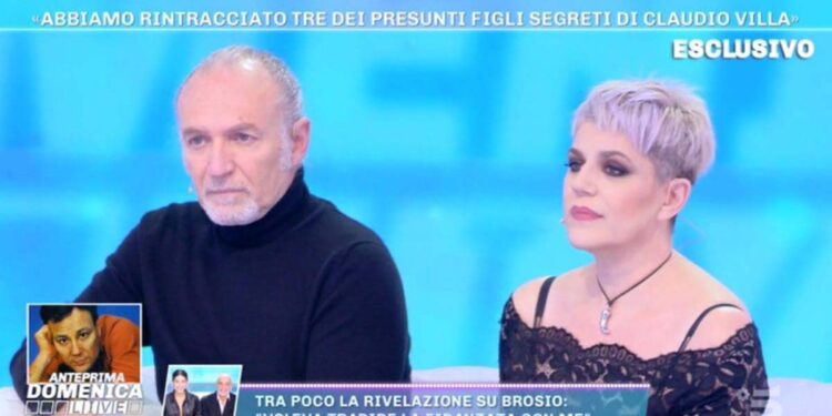 Manuela Villa e il fratello Claudio jr.