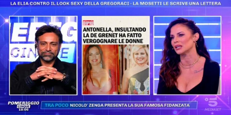 Antonella Mosetti contro Antonella Elia a Pomeriggio 5