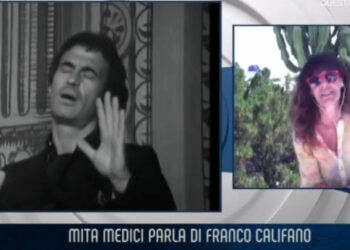 Mita Medici e Franco Califano