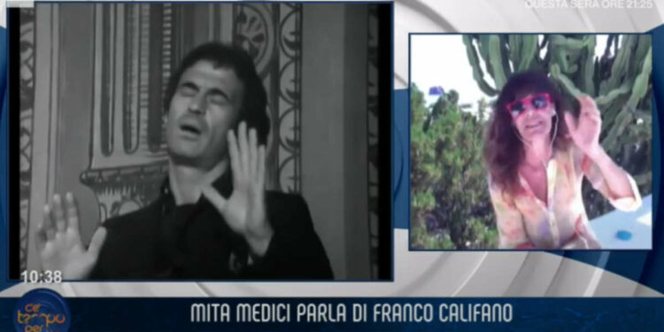 Mita Medici e Franco Califano