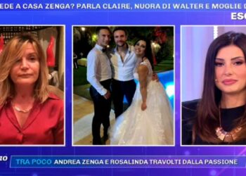 Claire, la nuova di Walter Zenga e Patrizia Groppelli, Pomeriggio 5