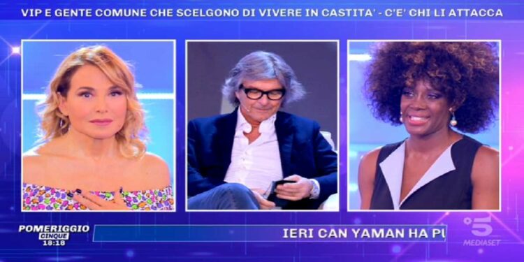 Sylvie Lubamba ospite a Pomeriggio 5