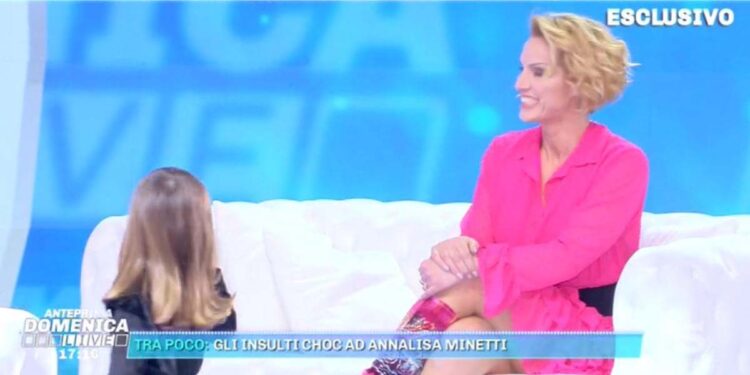 Annalisa Minetti, Domenica Live