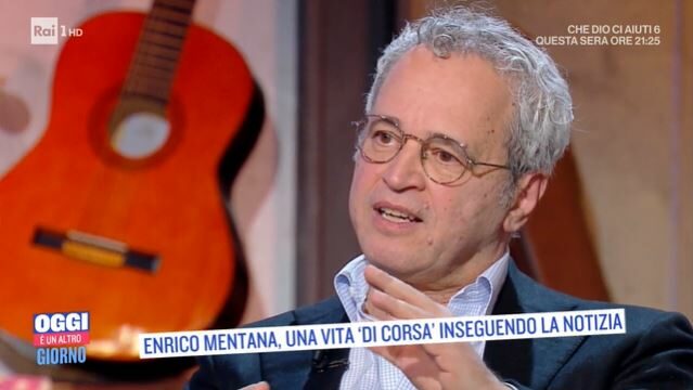 Enrico Mentana a Oggi è un altro giorno