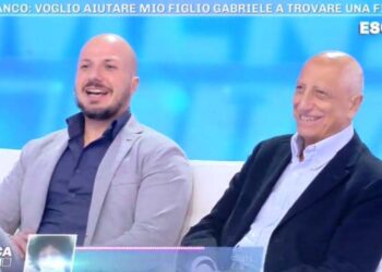 Pippo Franco e il figlio Gabriele, Domenica Live