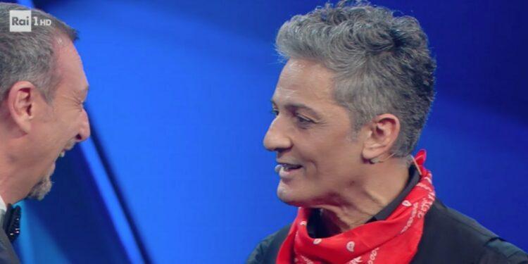 Fiorello e Amadeus a Sanremo 2021