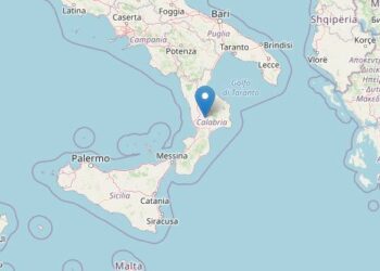 Terremoto oggi a Cosenza (Ingv)