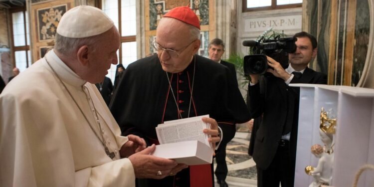 Papa col cardinal Erdo