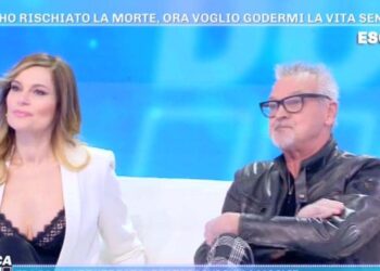 Stefano Tacconi e la moglie Laura Speranza a Domenica Live