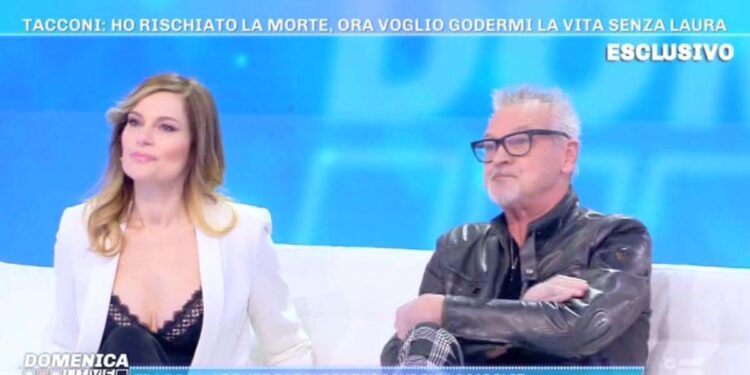 Stefano Tacconi e la moglie Laura Speranza a Domenica Live