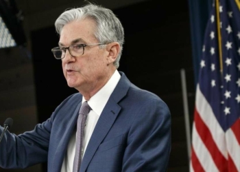 Jerome Powell, presidente della Fed (LaPresse)