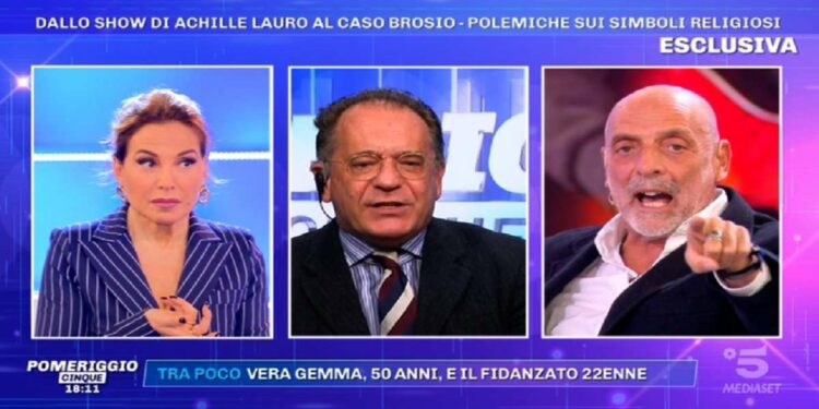 Paolo Brosio contro Alessandro Cecchi Paone a Pomeriggio 5