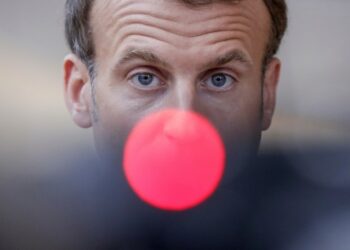 Il presidente francese Emmanuel Macron (LaPresse)