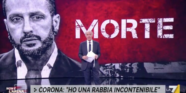 Fabrizio Corona, lettera a Massimo Giletti