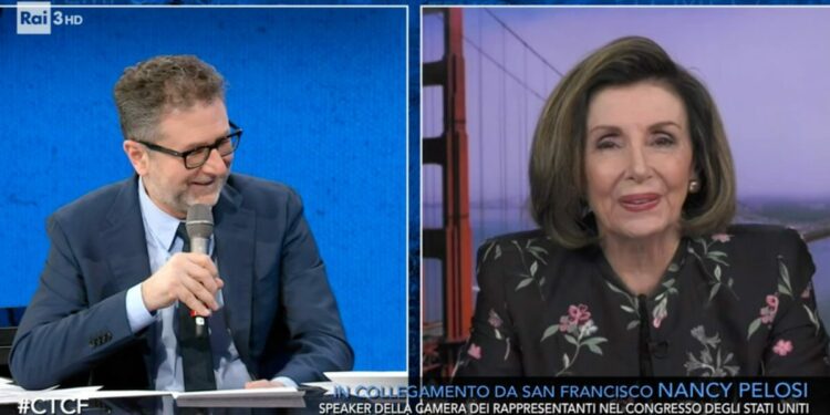 Nancy Pelosi a Che tempo che fa