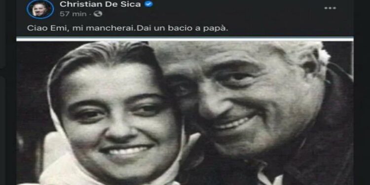 Emi De Sica, sorella Christian De Sica e papà Vittorio