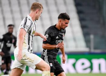 Houssem Aouar: accordo Juventus-Lione per il centrocampista? (Foto LaPresse)