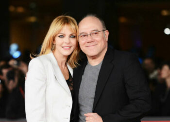 Claudia Gerini e Carlo Verdone sul red carpet