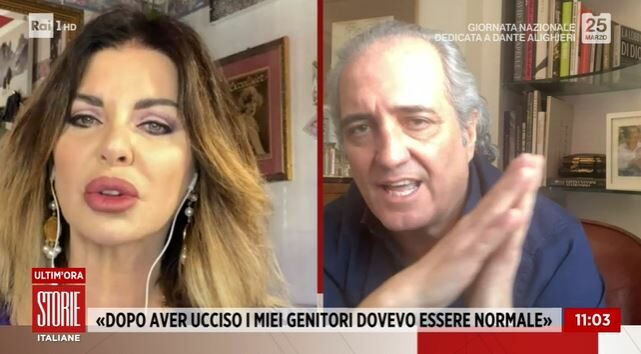 Giovanni Terzi vs Alba Parietti (Storie Italiane)