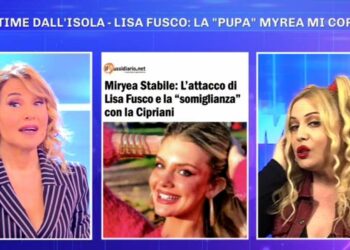 Barbara D'Urso e Lisa Fusco, Pomeriggio 5