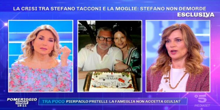 Laura Speranza, moglie di Stefano Tacconi a Pomeriggio 5