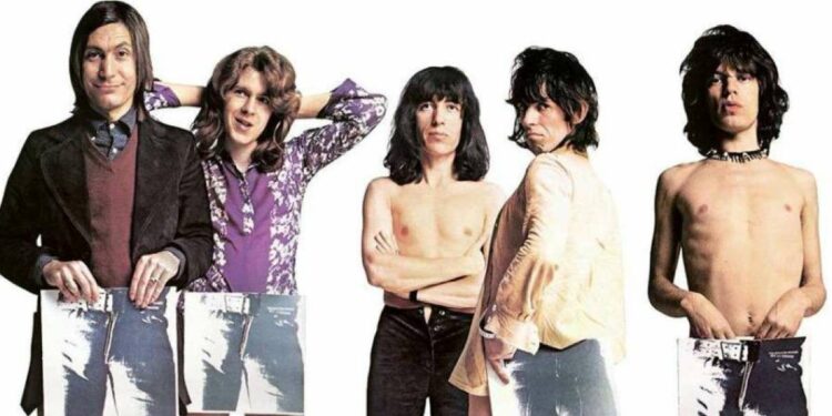 I Rolling Stones ai tempi dell'uscita di Sticky Fingers, 1971