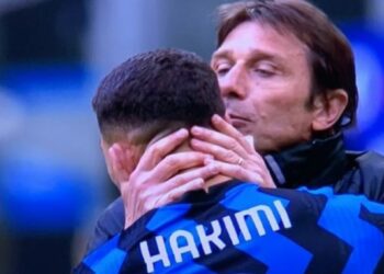 Conte bacia Hakimi dopo assist a Darmian