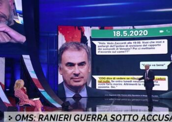 Ranieri Guerra e le chat con Silvio Brusaferro (Non è l'Arena)