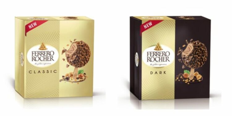 Ferrero, arrivano gelati Rocher