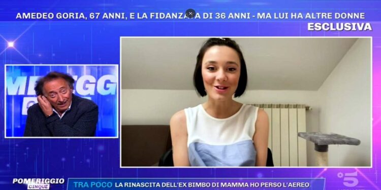 Amber Hope, messaggio a Amedeo Goria a Pomeriggio 5