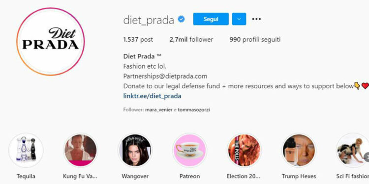 Diet Prada, Instagram