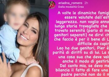 Ariadna Romero e il figlio Leonardo