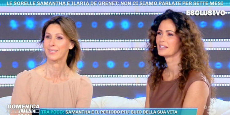 Samantha e Ilaria De Grenet a Domenica Live