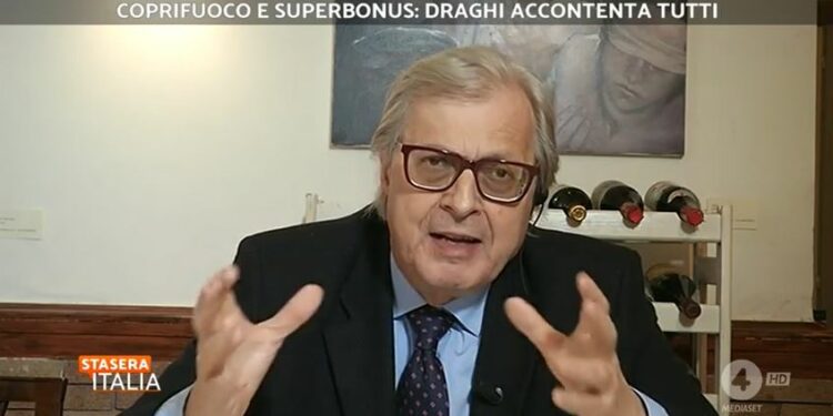 Sgarbi a Stasera Italia