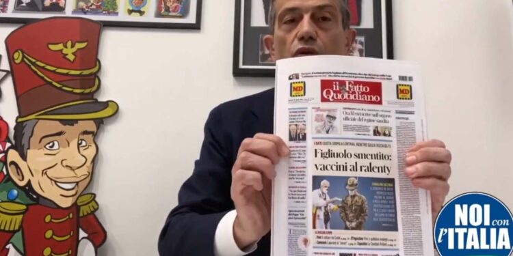 Maurizio Lupi contro "Il Fatto Quotidiano" (foto: Facebook)