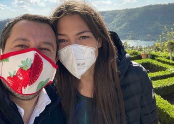 Matteo Salvini e Francesca Verdini (Foto: Instagram)