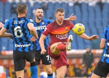 Calciomercato Roma:  Edin Dzeko (Foto LaPresse)