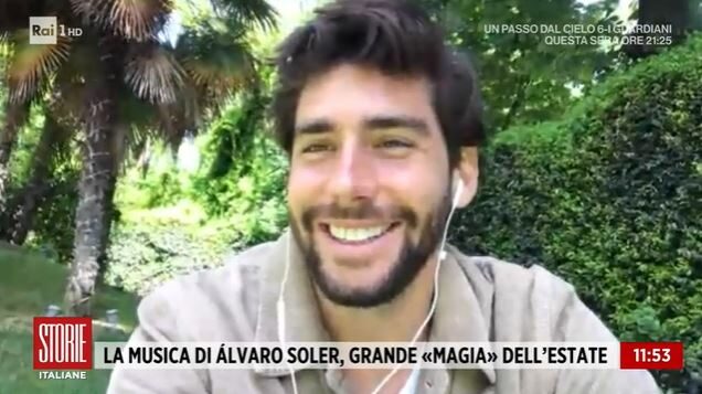 Alvaro Soler a Storie Italiane