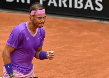 Rafa Nadal agli Internazionali d'Italia 2021