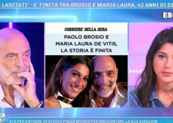 Paolo Brosio e Maria Laura De Vitis a Domenica Live