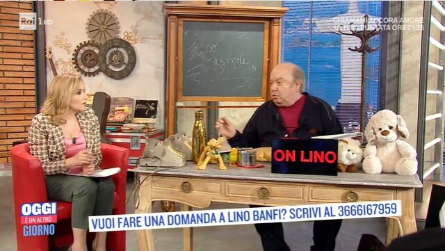 Lino Banfi a Oggi è un altro giorno