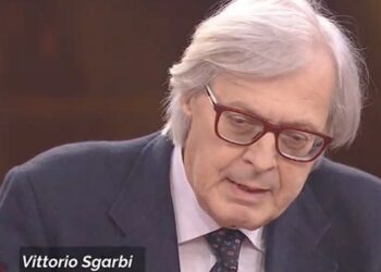 Vittorio Sgarbi a Non è l'Arena