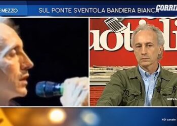 Marco Travaglio commosso per Franco Battiato (La7)