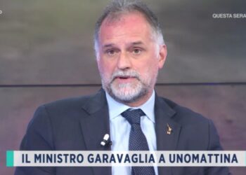 Il ministro Massimo Garavaglia a Uno Mattina