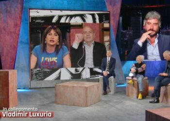 Vladimir Luxuria, lite con Marco Rizzo ad Anni 20