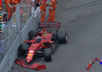 Incidente Leclerc, Qualifiche GP Monaco 2021