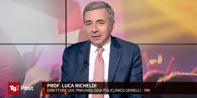 Il professor Luca Richeldi al Tg2 Post