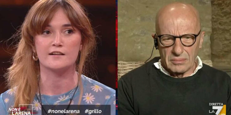 Piper Cusmano vs Sallusti a Non è l'Arena